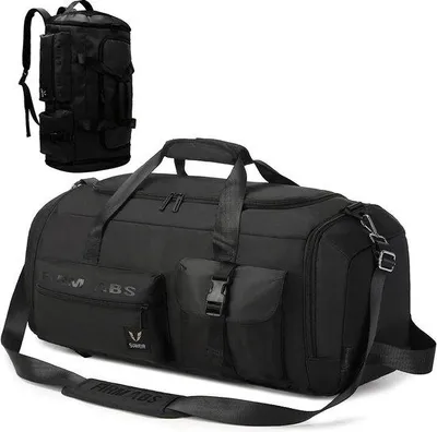 Produktbild von Famanu Reisetasche 65 l mit Schuhfach und Nass-Trockenfach - Schwarz