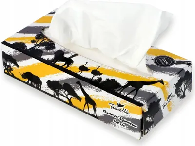 Obrázok produktu pre Kozmetické vreckovky – papierové vreckovky – 2-vrstvové – 100 kusov