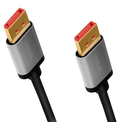 Produktbild von LogiLink CDA0106, 3 m, DisplayPort, DisplayPort, Männlich, Männlich, 7680 x 4320 Pixel