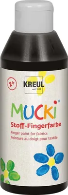 Obrázek produktu pro Kreul 28406 Prstová barva Black 250 ml 1 ks