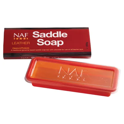 Produktbild von NAF Sattelseife mit Glyzerin und Citronella für Sättel und Lederzubehör