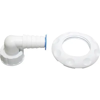 Produktbild von Schlauchtülle mit Rosette weiss 2073