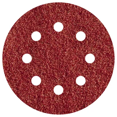 Produktbild von Wolfcraft Haftschleifscheiben K120 Ø 115 mm Korund 5 Stück