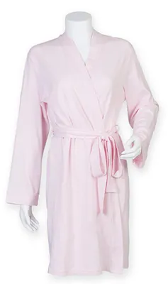 Produktbild von Towel City TC050 | Damen Jersey Bademantel Ladies Robe / Waschbar bis 40 °C - Farbe: Pink - Größe: L (16-18)
