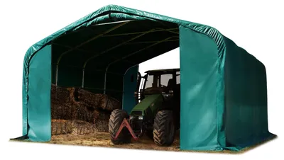 Produktbild von Weideunterstand 6x6 m PVC Plane 2300 N - für Betonuntergrund