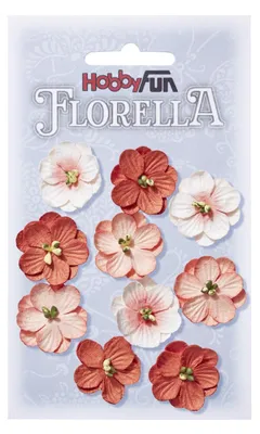 Produktbild von Blüten aus Maulbeer-Papier 2,5 pfirsich