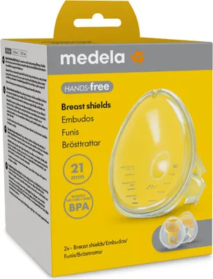 Produktbild von Medela Hands-Free Brusthaube – 21 mm – 2 Stück