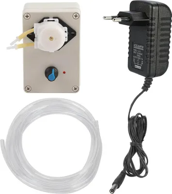 Produktbild von Industrielle Peristaltikpumpe, Einzelkopf, verstellbarer Titrationsknopf, Einstellung der Durchflussgeschwindigkeit, EU-Stecker