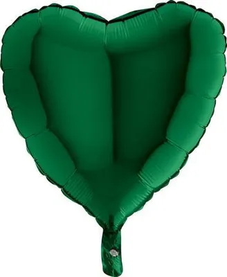 Obrázek produktu pro Nafukovací balónek zelené srdce 46 cm