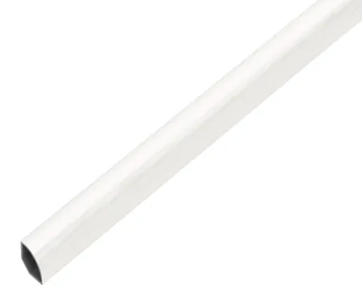 Image de Alberts 485221 Profilé en quatre parties, plastique, blanc, 1000 x 15 x 1,2 mm