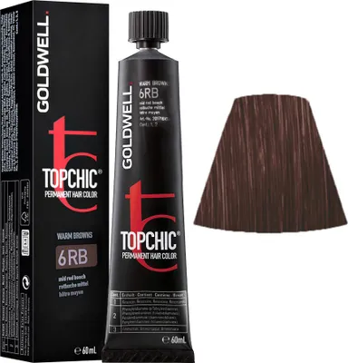 Zdjęcie produktu dla Goldwell Topchic Farba do włosów w tubce 6RB 60ml