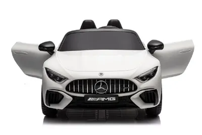 Produktbild von Kinderfahrzeug Elektro Auto "Mercedes SL63 AMG" Fernsteuerung Weiss