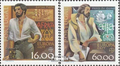 Produktbild von Briefmarken Portugal 1980 Mi 1488y-1489x (kompl.Ausg.) postfrisch Bedeutende Persönlichkeiten