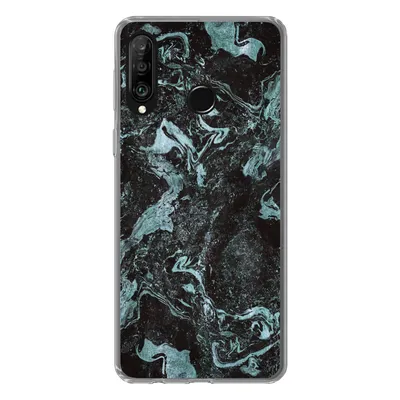 Produktbild von MuchoWow® Handyhülle Schutzhülle Hülle für Huawei P30 Lite Marmor - Naturstein - Luxus Silikon Softcase Handy Hülle - Handyhülle