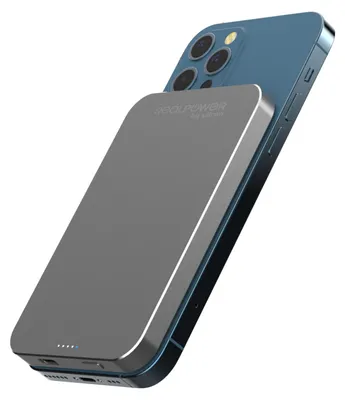 Image de RealPower Powerbank PB-5000 MAG     grau            5.000mAh