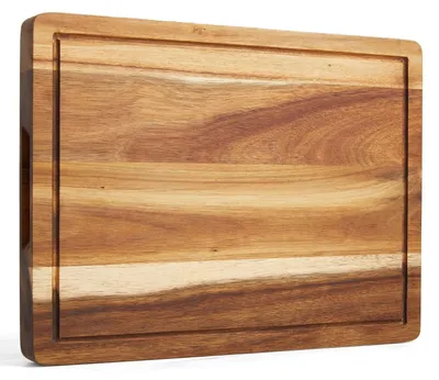 Produktbild von Solidchoice – Schneidebrett aus Akazienholz mit Servierrinne