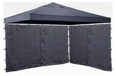 Produktbild von Ersatzdach und 2 Seitenwände für Pavillon 3x3m Grau RAL 7012