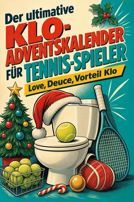 Produktbild von Der ultimative Klo-Adventskalender für Tennis-Spieler