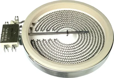 Produktbild von easyPART passend für 10.54113.034 EGO Strahlheizkörper Einkreis Glaskeramikkochfeld 1200W Ø 140mm 1054113034 HiLight-Heizkörper mit Temperaturmelder passend Bosch Siemens 00289561