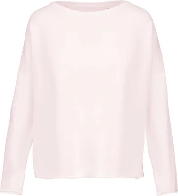 Produktbild von Kariban Damen Sweatshirt Langarmshirt Pullover Pulli Sweatjacke Sweat, Größe:L/XL, Farbe:Pale Pink