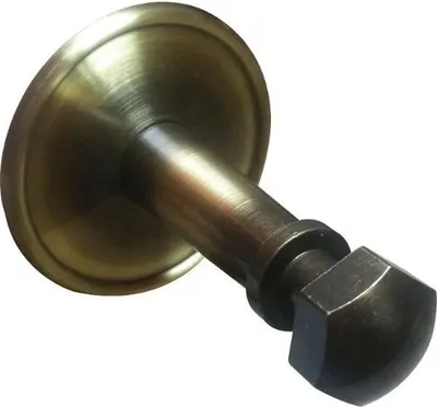 Produktbild von Handlaufträger zum Klemmen, Rosetten ø 70 mm,Wandabstand 60 mm,Messing poliert