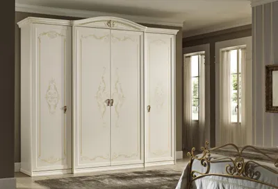 Image de Armoire Armoire de chambre à coucher en bois Armoire Armoire blanche