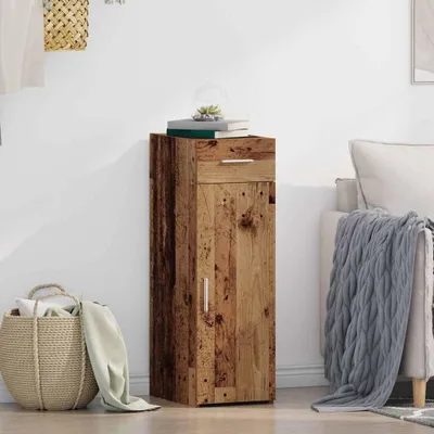 Produktbild von vidaXL Sideboard mit Schubladen Altholz 30 x 42,5 x 93 cm