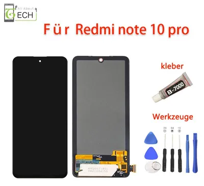 Produktbild von LCD für Xiaomi Redmi Note 10 Pro 4G OLED Display M2101K6G Touchscreen