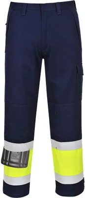 Immagine prodotto di Portwest MV26 Pantaloni MODAFLAME ad alta visibilità giallo/marino taglia XL