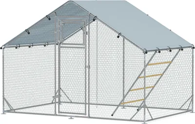 Produktbild von Aga Gehege mit Plane für Hühner 3x2x1,95 m