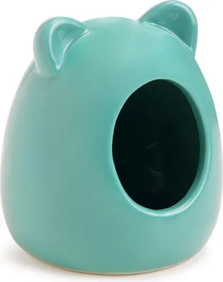 Produktbild von Beeztees Nagertier Badehaus Keramik mint 9 x 9 x 11 cm
