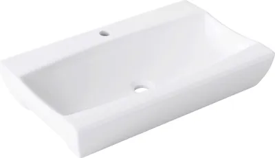 Image de doporro Lavabo Vasque à Poser Lave Mains Design en Céramique Bruxelles152B 47x32x10cm