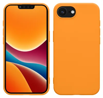 Produktbild von kwmobile Handyhülle für Apple iPhone 17e / iPhone 16e Hülle - TPU Case - Kabelloses Laden - Schutzhülle Cover in Fruity Orange
