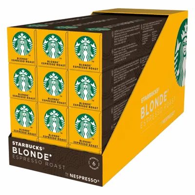 Produktbild von Starbucks Blonde Espresso Roast für Nespresso (12 x 10 Kapseln)