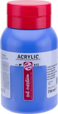 Obrázek produktu pro Talens Art Creation akrylová barva v lahvičce 750 ml - Kobaltově modrá (ultramarínová) 512