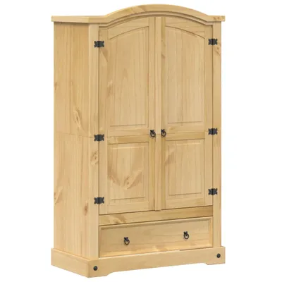 Produktbild von vidaXL Kleiderschrank „Corona“ 101x52x170 cm Massivholz Kiefer