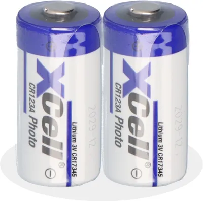 Image de 2x CR123A DL123A Batteries 3V CR17345 Ultra Lithium Photo loose