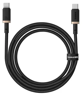 Zdjęcie produktu dla Baseus P10377803U01-00, 1 m, USB C, USB C, USB 2.0, 0,48 Gbit/s, Czarny