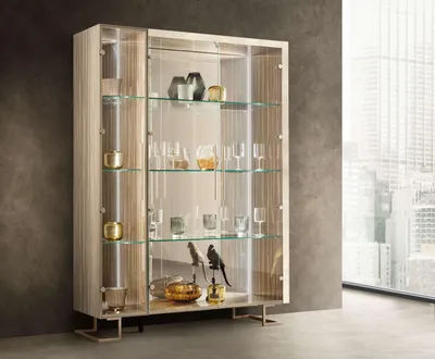 Image de Cette vitrine moderne et élégante en verre trempé est sûre et pratique.