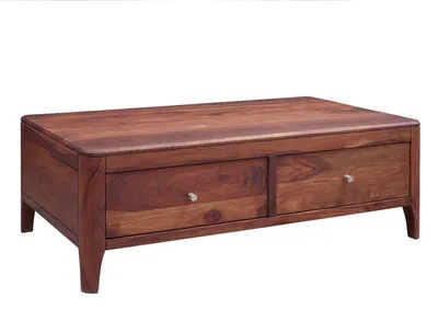 Produktbild von MASSIVMOEBEL24.DE Couchtisch Sheesham 120x70x40 walnuss geölt BROOKLYN #12