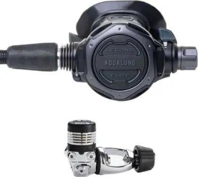 Obrázek produktu pro Aqualung Leg3nd Elite Black Edition Int Dive Regulator Set Silver Silver Jedna velikost