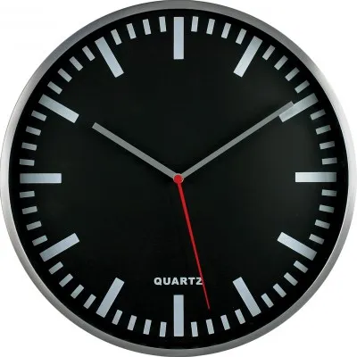 Produktbild von Wanduhr MPM, 2483.7090 - silber/schwarz, 30cm