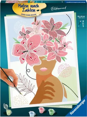 Produktbild von Ravensburger Malen nach Zahlen 20235 – Flowers on my Mind – ab 12 Jahren