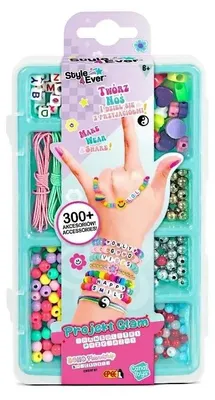 Immagine prodotto di Progetto Glam Set per creare braccialetti dell'amicizia 300 elementi