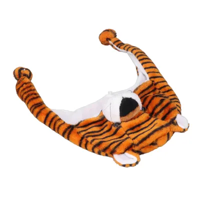 Obrázok produktu pre Tiger Cute Plyšový klobúk, zábavný plyšový zvierací tigrí klobúk, zimný tigrí klobúk, plyšový novinkový tigrí klobúk, tigrí klobúk, dekoratívne doplnky