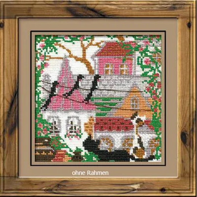 Produktbild von Riolis-Kreuzstichserie "Die Stadt und der Katzensommer", Zählmuster