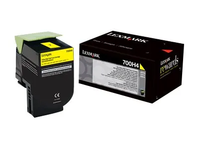 Productafbeelding van Toner LEXMARK 70C0H40 voor CS410N, kleur: geel