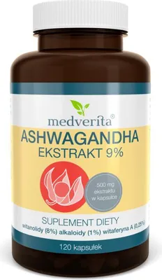 Produktbild von Medverita Ashwagandha 9% 120 Kapseln