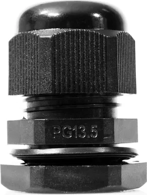 Produktbild von PG 13,5 Kabelverschraubung mit Gegenmutter 6-12 mm IP68 schwarz
