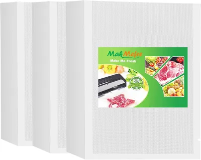 Zdjęcie produktu dla Woreczki próżniowe 15x25 cm, 300 sztuk, do gotowania sous-vide, bez BPA, do zgrzewarki